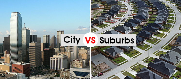 Buying in the city verse the suburbs